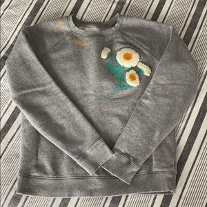 Lucky Brand embroidered sweatshirt
